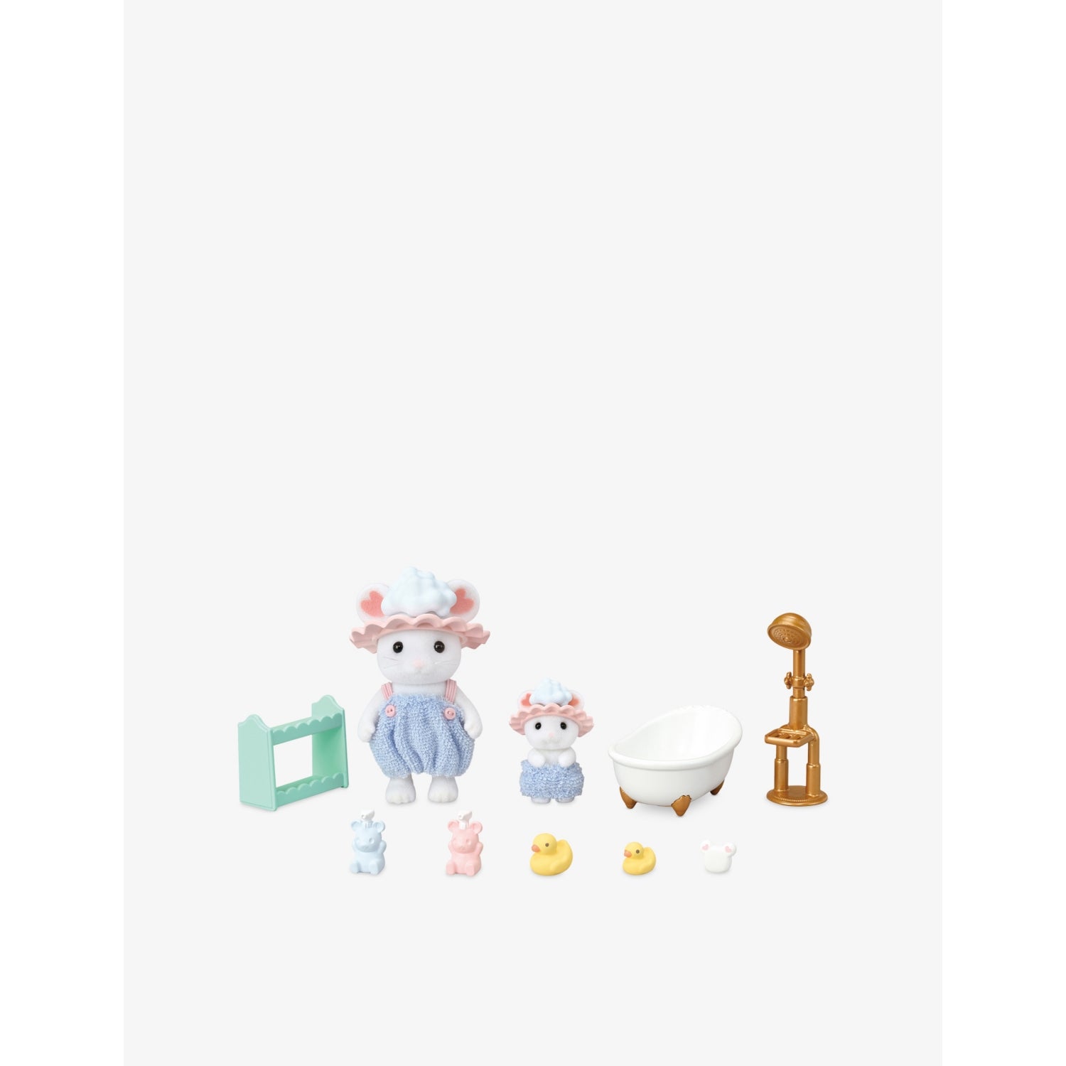 Sylvanian Families Bath Time Bubble Siblings playset, imported from the UK