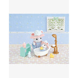 Sylvanian Families Bath Time Bubble Siblings playset, imported from the UK