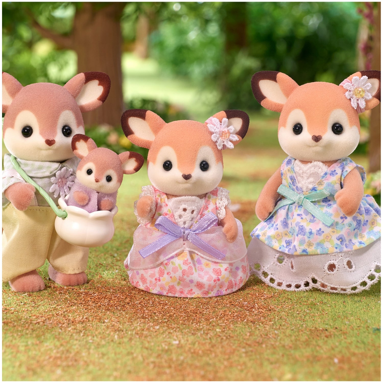 Sylvanian Families Deer Family toy figure set - British product