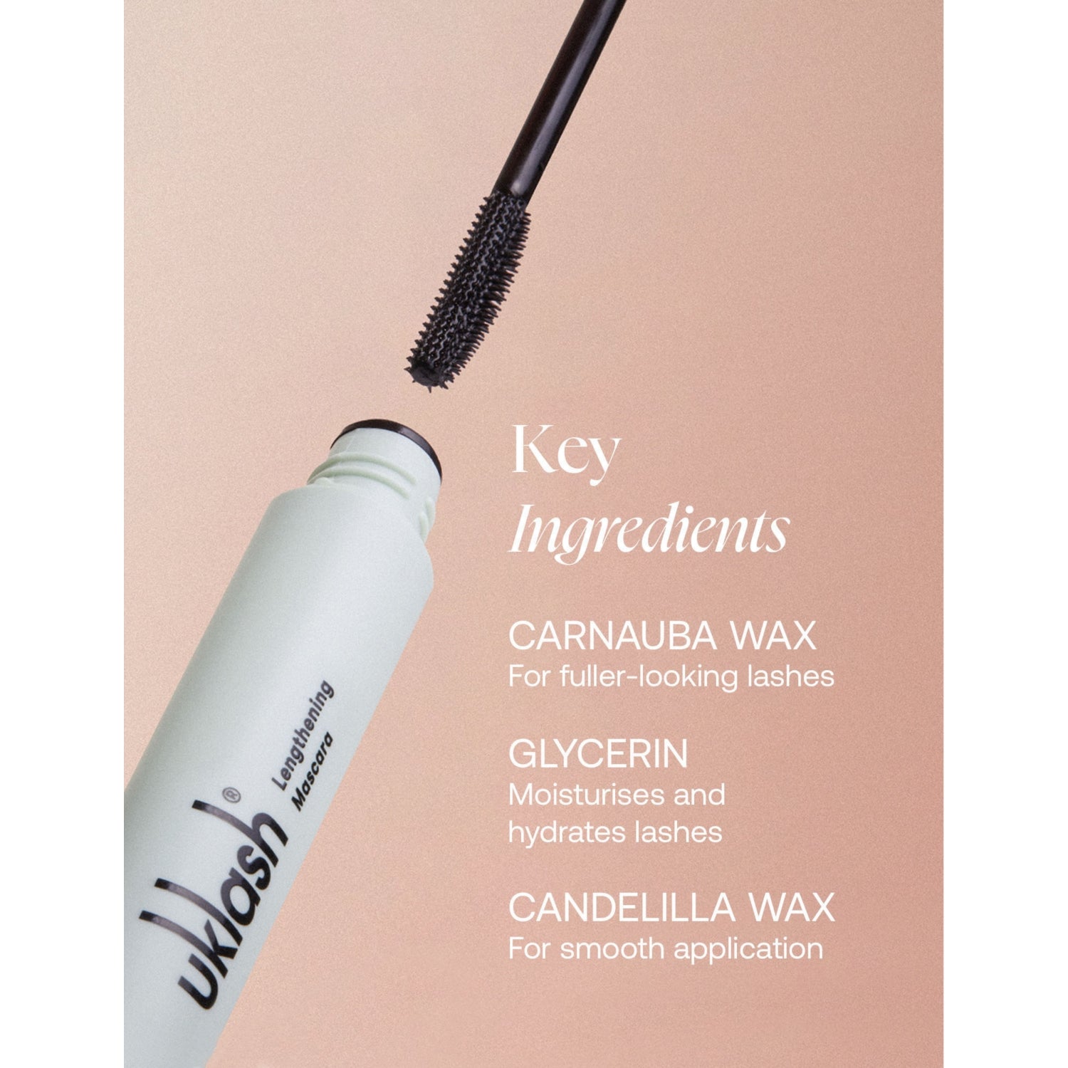UKLASH lengthening mascara 7ml with nourishing formula, UK version