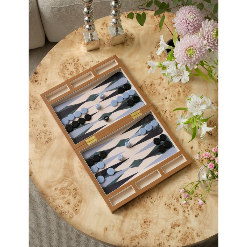 Printworks lacquered backgammon set 25cm x 31cm (British brand)