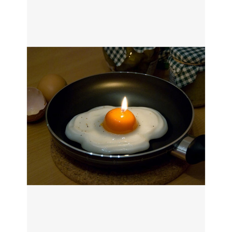 Cereria Introna fried egg candle 108g (British brand)