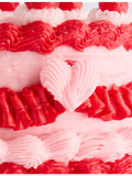 Introna heart cake candle with seven wicks 2450g, imported from the UK