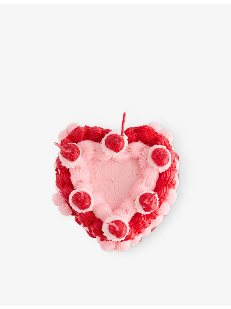Introna heart cake candle with seven wicks 2450g, imported from the UK