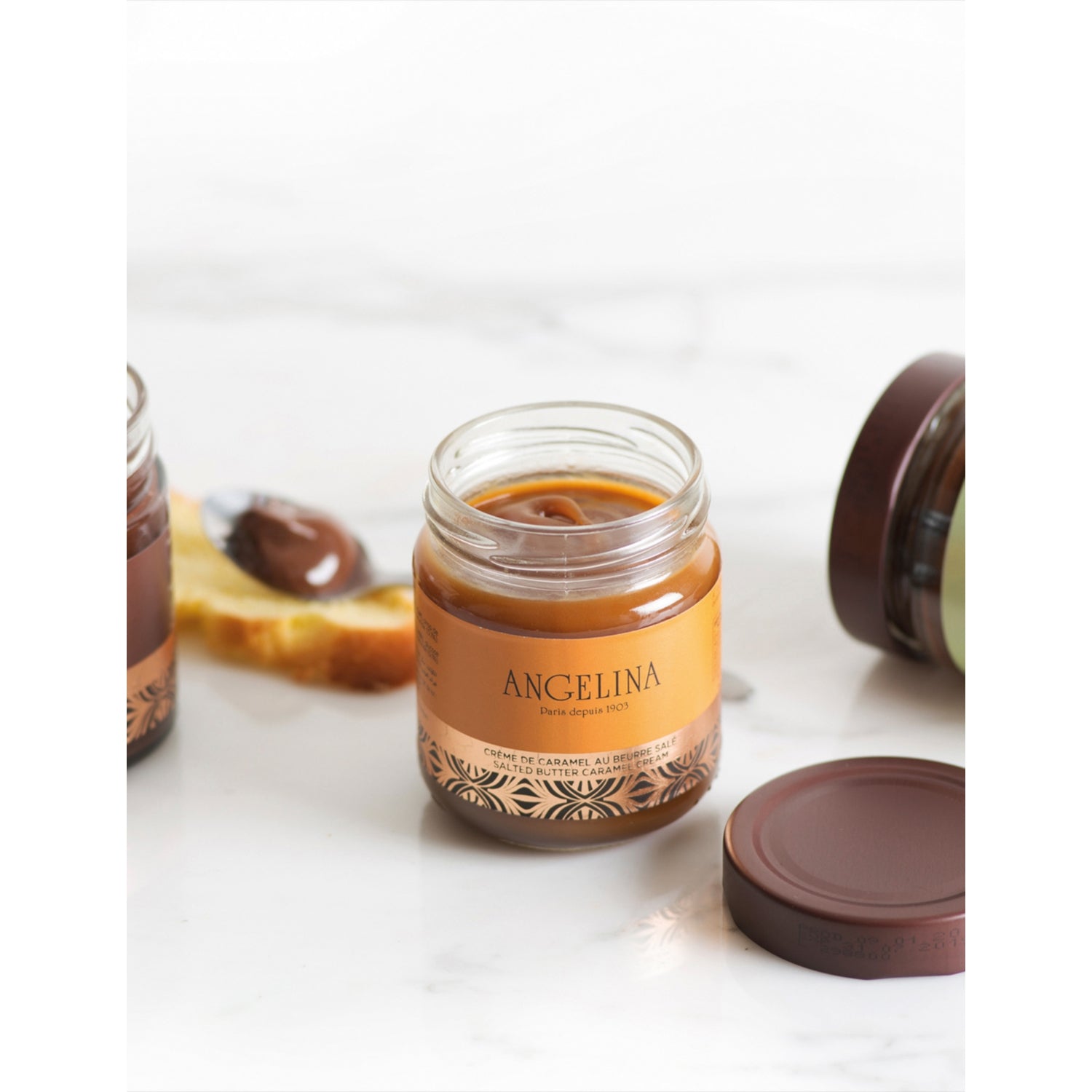 Angelina salted butter caramel spread 200g, imported from the UK