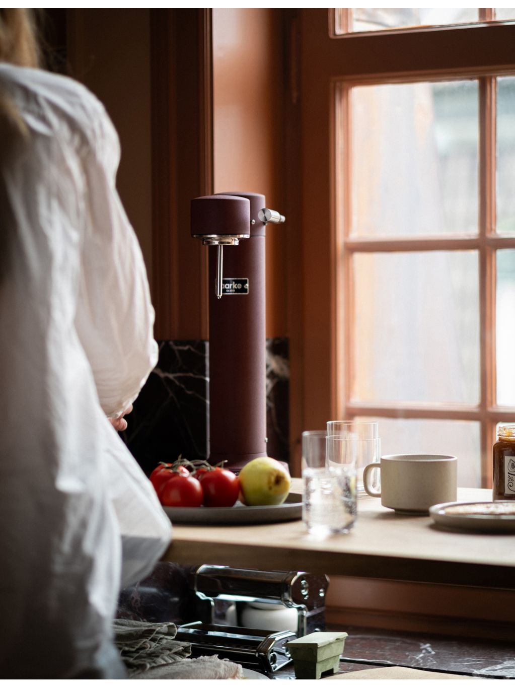 Aarke Carbonator 3 stainless steel sparkling water maker (British brand)