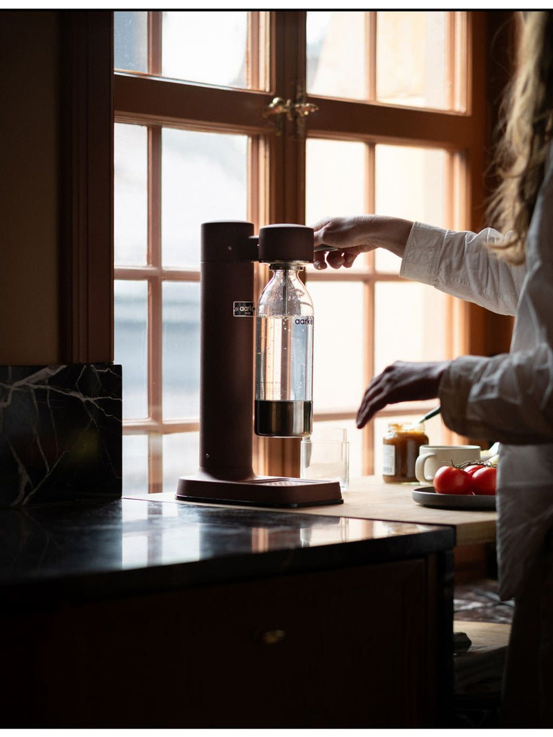 Aarke Carbonator 3 stainless steel sparkling water maker (British brand)