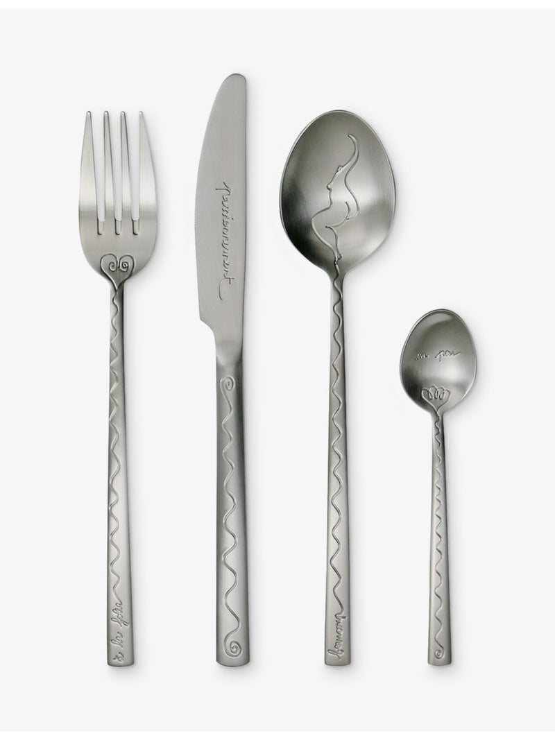 Passionnement 24-piece stainless-steel cutlery set, imported from the UK