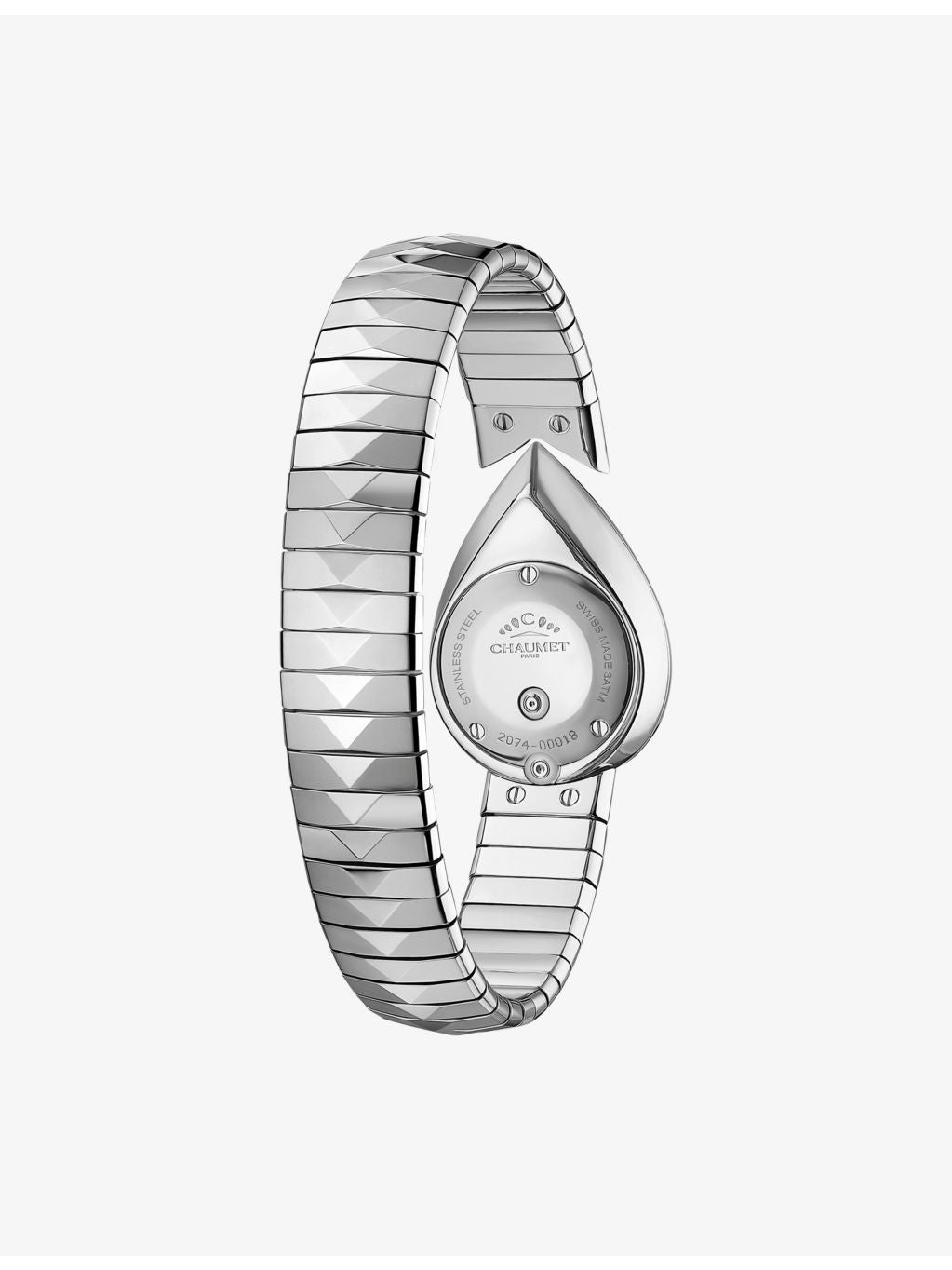 Chaumet Joséphine Aigrette steel diamond watch, UK version