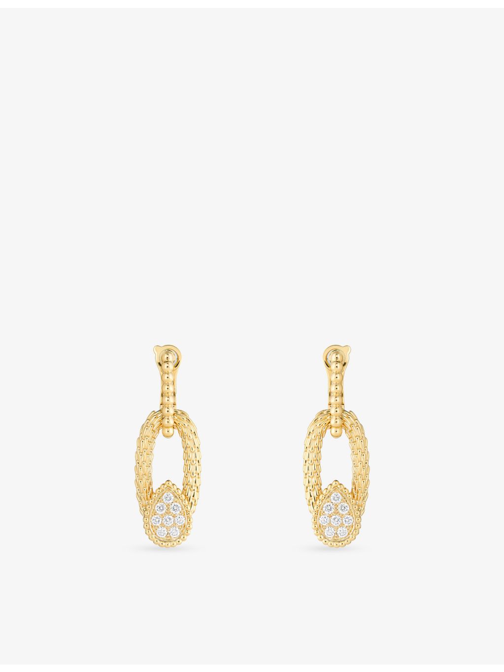 Boucheron Serpent Bohème drop earrings 0.64ct - British product