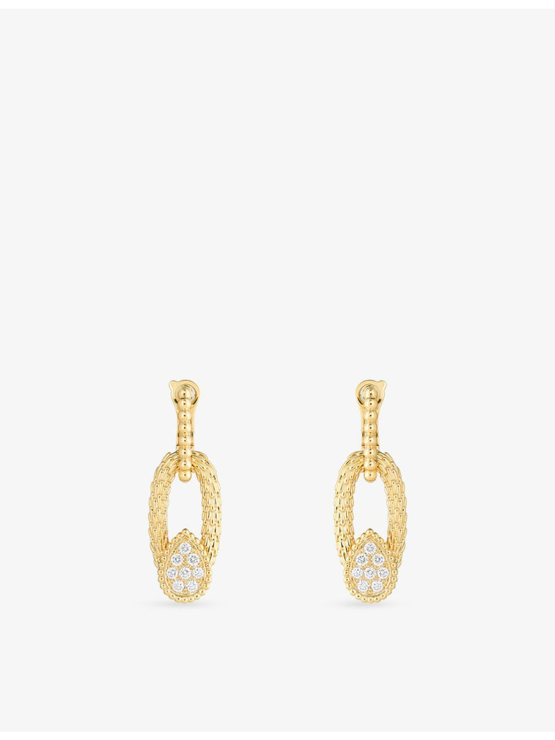 Boucheron Serpent Bohème drop earrings 0.64ct - British product