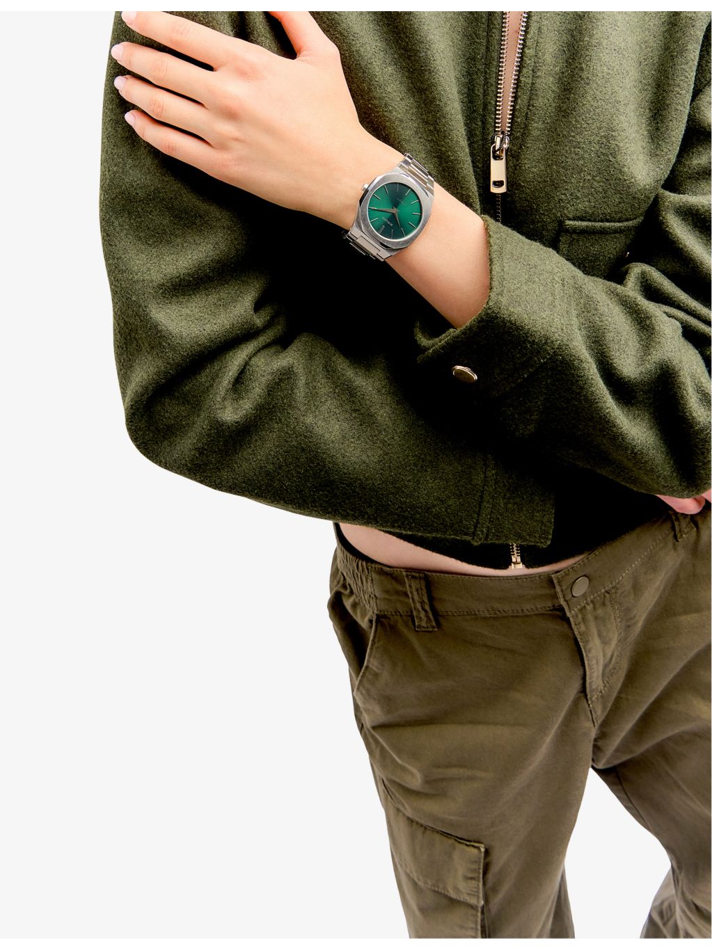 D1 Milano Scarabeo stainless steel watch 40mm, imported from the UK
