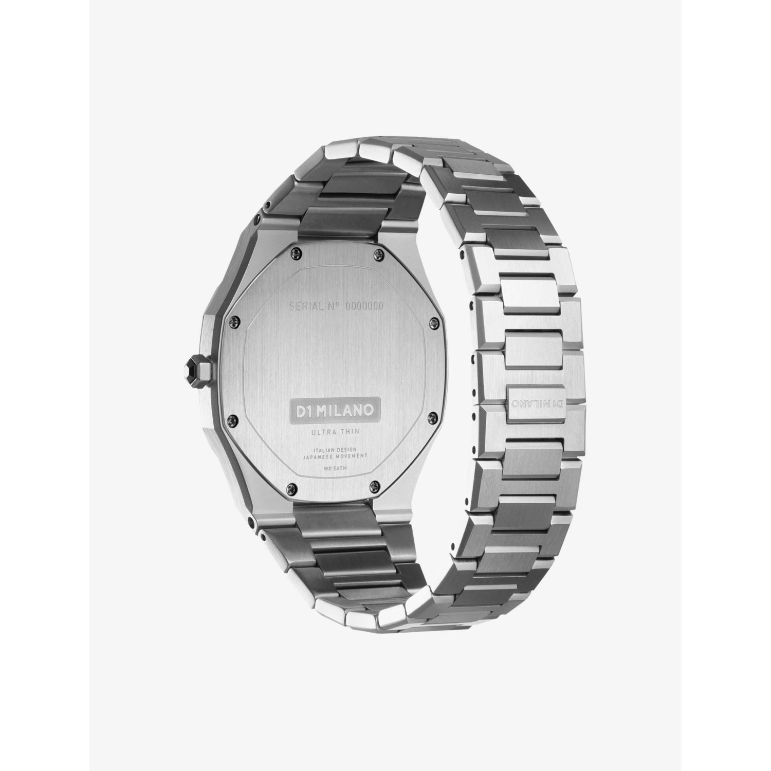 D1 Milano stainless steel quartz watch 40mm - British product