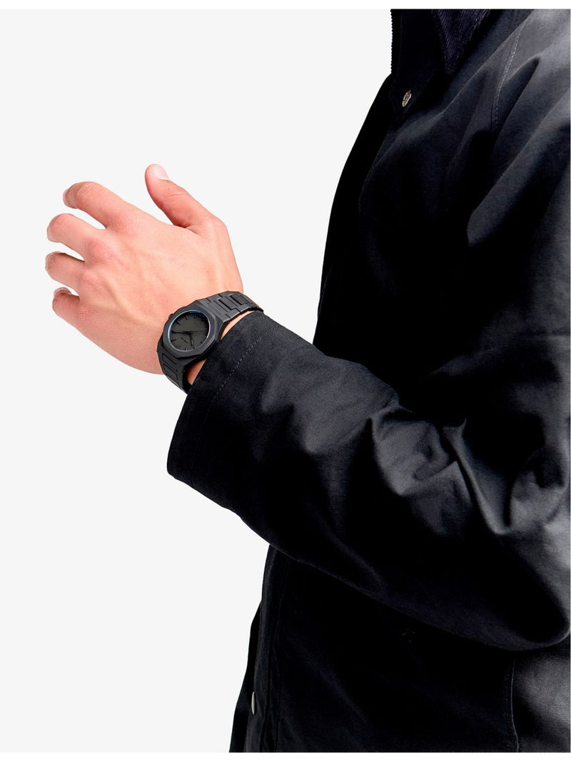 D1 Milano Shadow polycarbonate quartz watch 40.5mm - British product