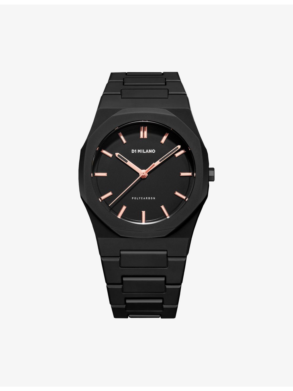 D1 Milano Polycarbon Dawn Light quartz watch 40.5mm (British brand)