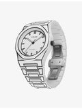 D1 Milano polycarbonate quartz watch White Sketch 40.5mm - British product