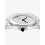 D1 Milano Pure White ceramic watch 37mm, UK version