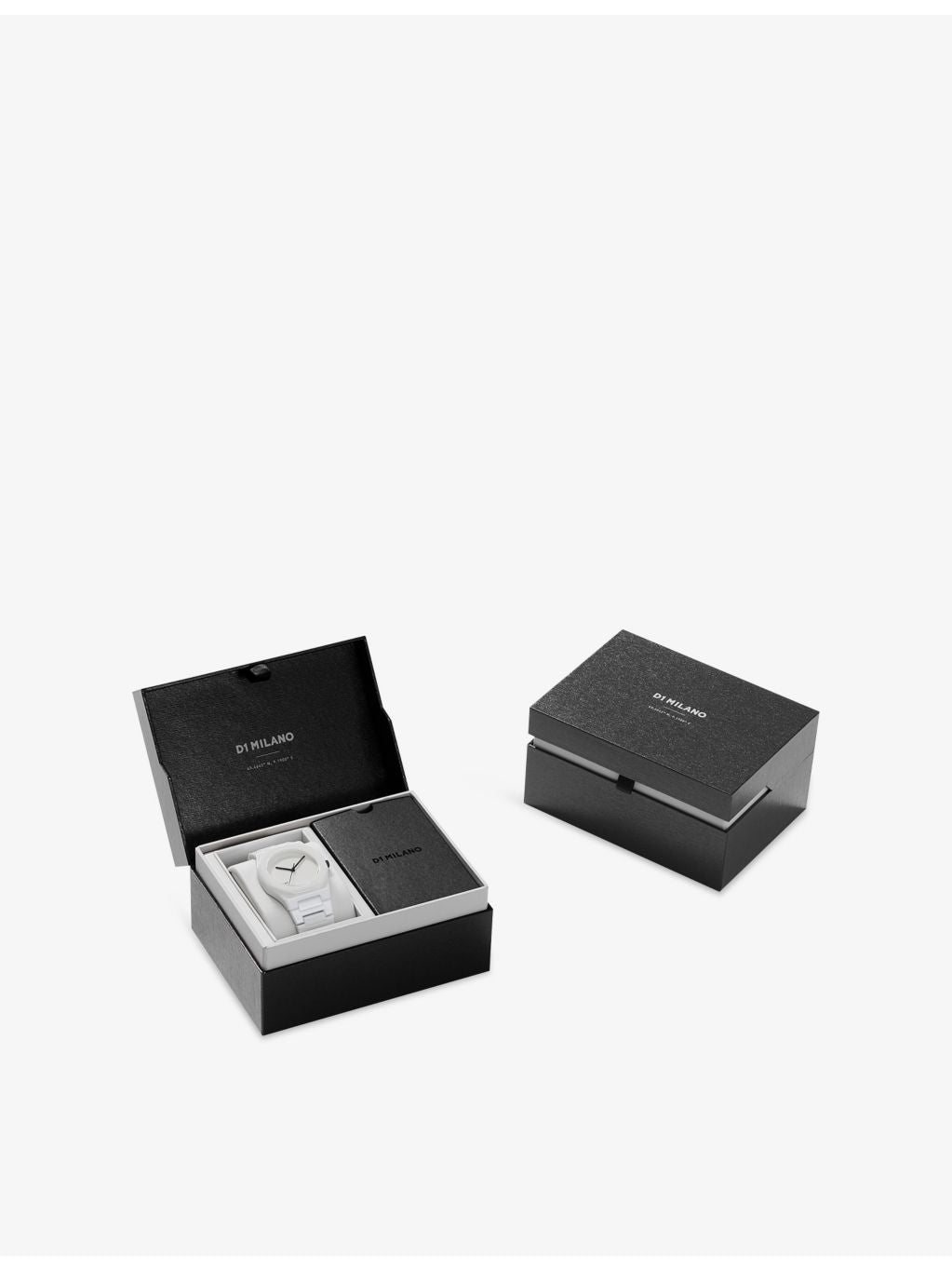D1 Milano Pure White ceramic watch 37mm, UK version