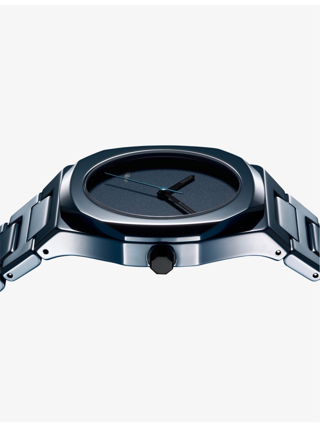 D1 Milano Pure Blue ceramic watch 37mm, UK version