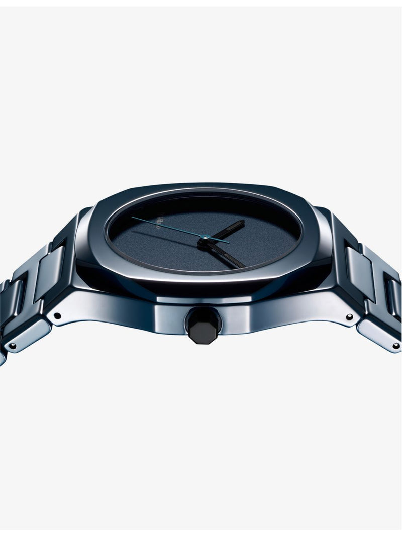 D1 Milano Pure Blue ceramic watch 37mm, UK version