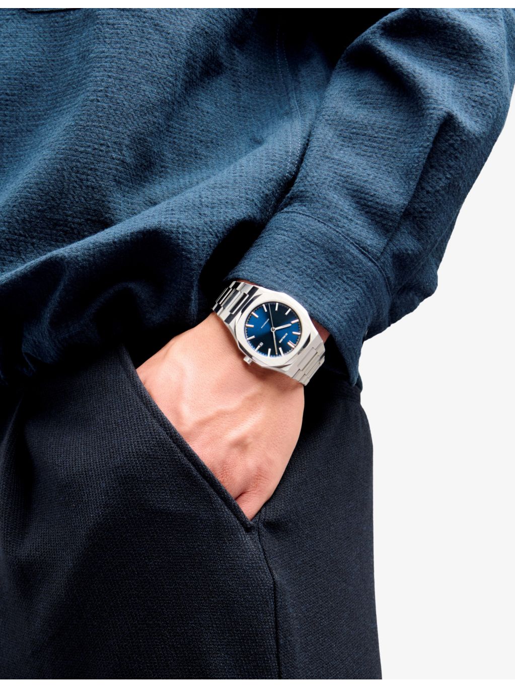 D1 Milano stainless-steel automatic watch D1-ATBJ11, UK version