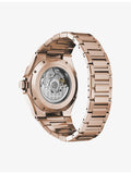 D1 Milano skeleton mechanical watch rose-gold 41.5mm - British product