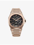 D1 Milano skeleton mechanical watch rose-gold 41.5mm - British product