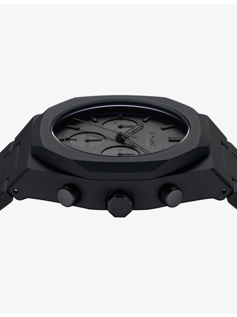 D1 Milano Polychrono Shadow quartz watch 40.5mm, UK version
