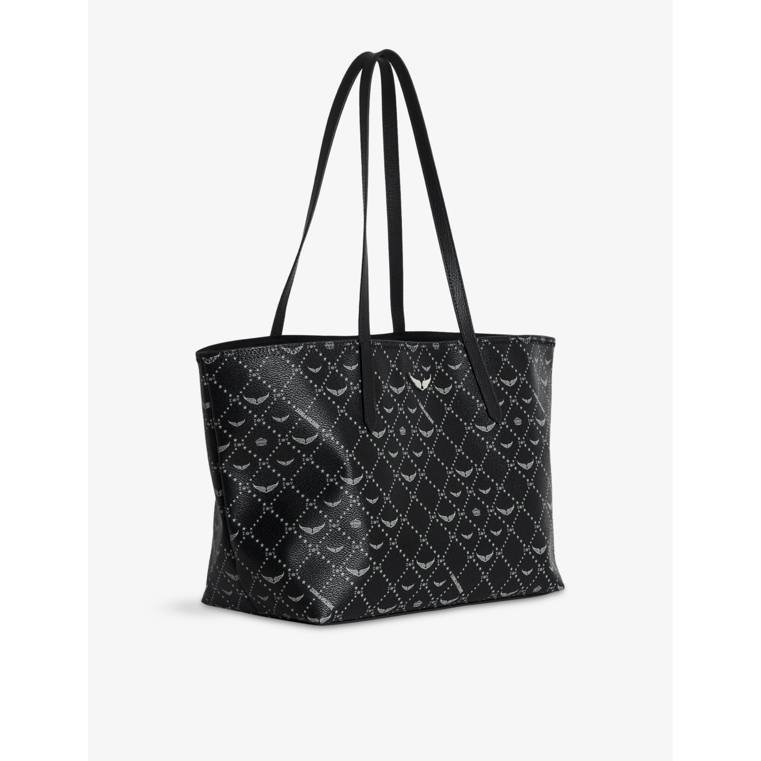 Zadig&Voltaire Z Shopper monogram coated-canvas tote bag, imported from the UK