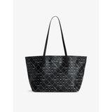 Z Shopper Monogram Coated-Canvas Tote Bag - ELECTRIC