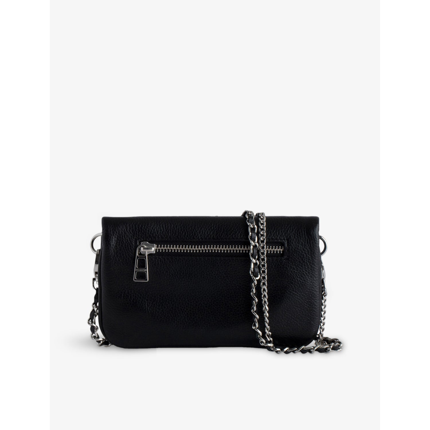 Zadig Voltaire Rock Nano leather clutch bag, British product
