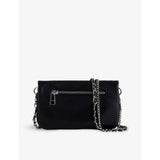 Zadig Voltaire Rock Nano leather clutch bag, British product