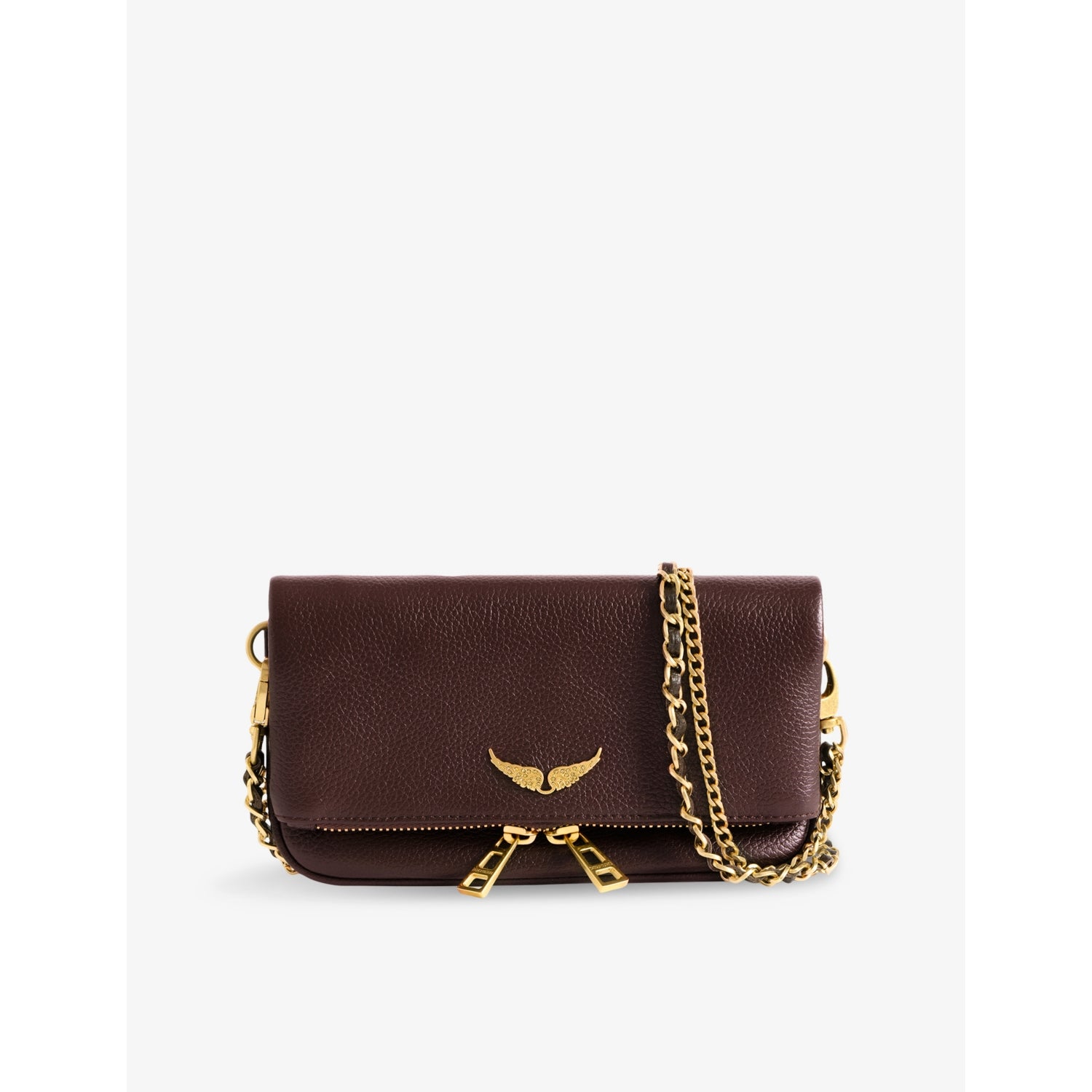 Zadig&Voltaire Rock Nano Leather Clutch Bag