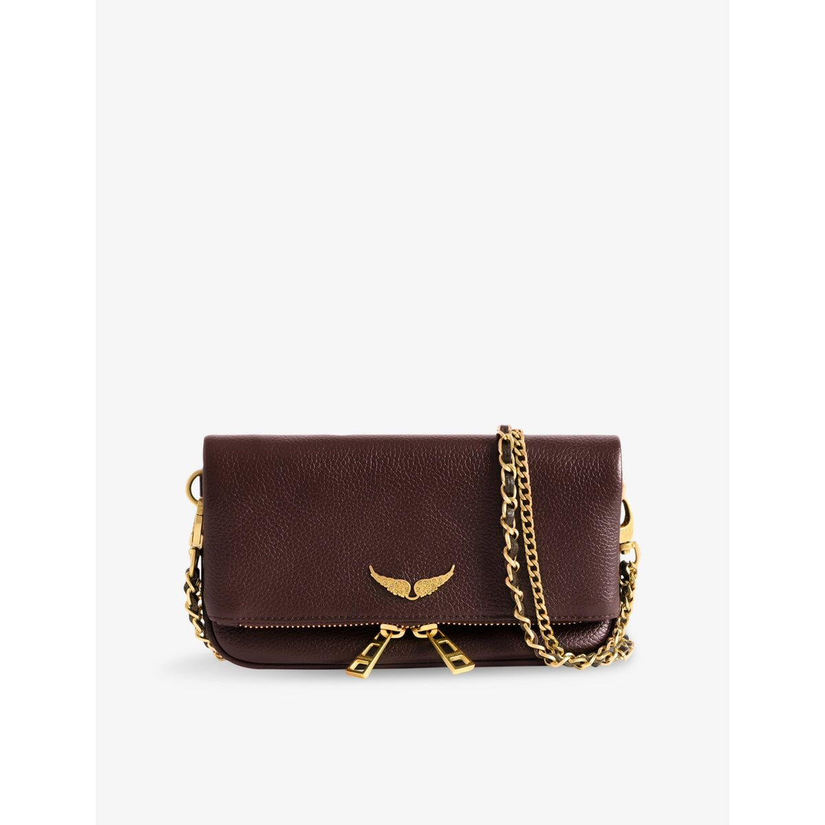 Zadig&Voltaire Rock Nano Leather Clutch Bag