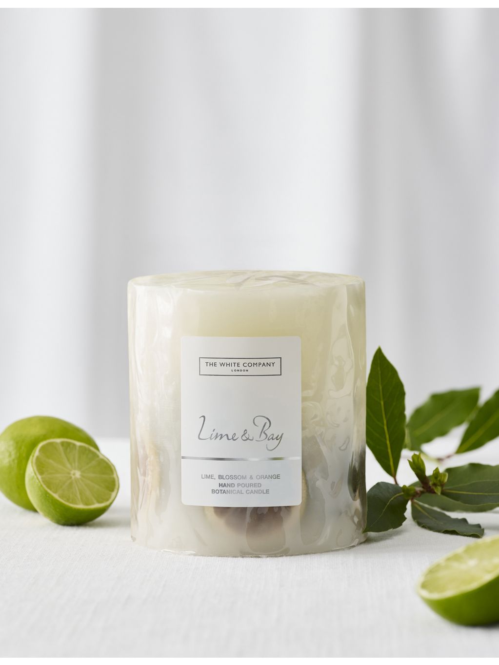 The White Company Lime and Bay candle 725g (British brand)