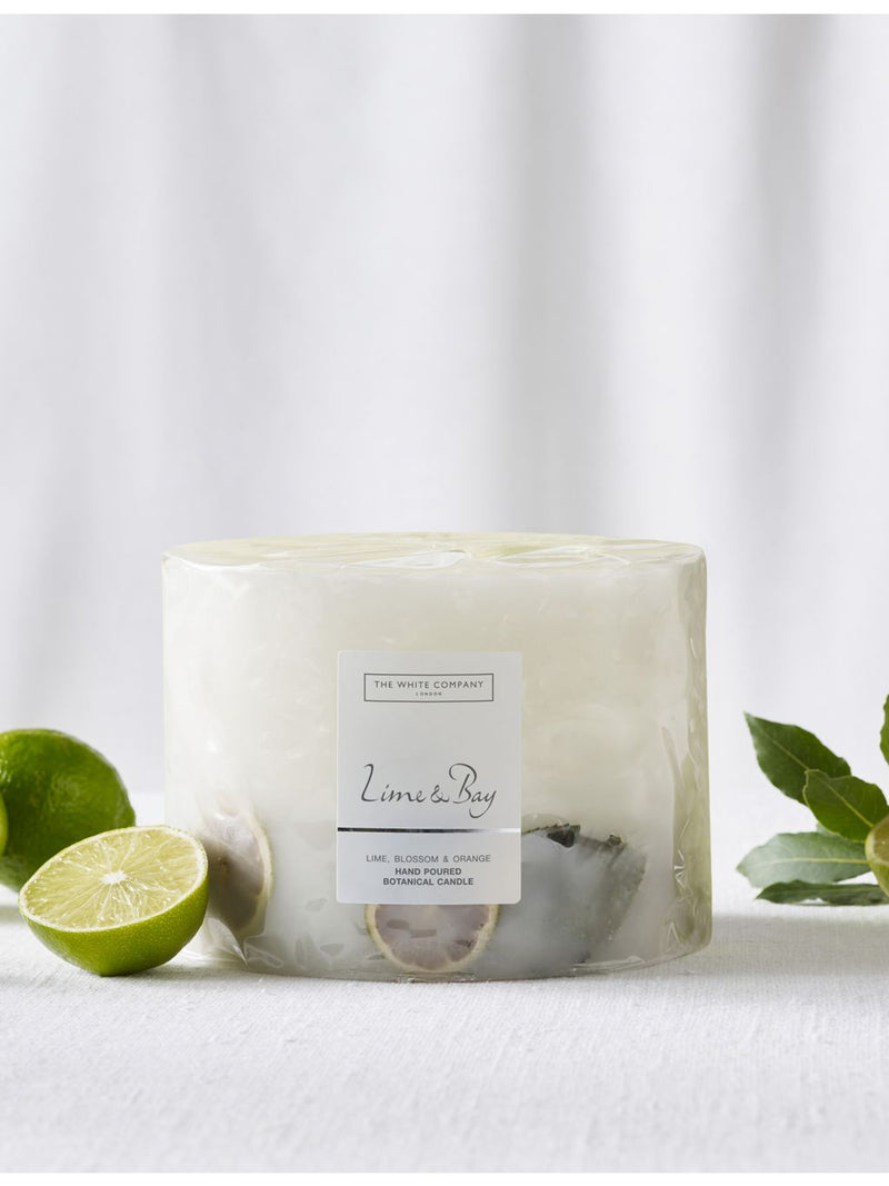 The White Company large Lime and Bay candle - British product