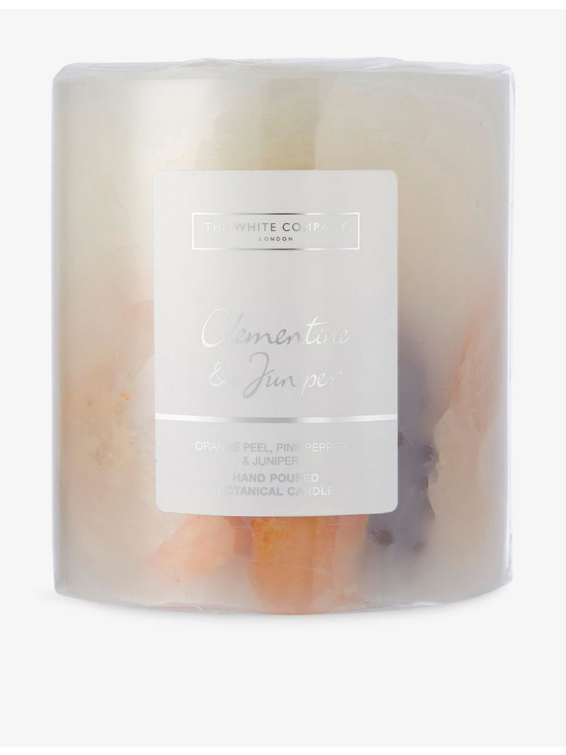 The White Company Clementine and Juniper mineral wax candle 725g, UK version