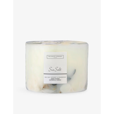 selfridges The White Company Sea Salt Large Botanical Mineral-Wax Candle- Buy online at McGrocer