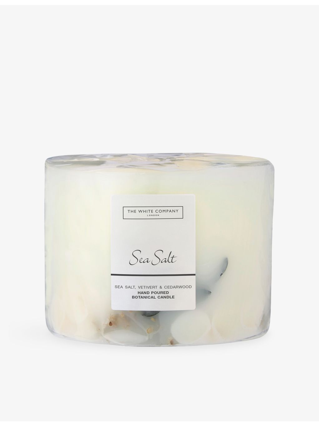White Company sea salt candle in large size, UK version