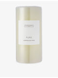 The White Company unscented pillar candle 590g, imported from the UK