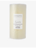 White Company Seychelles scented pillar candle 590g, imported from the UK