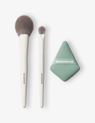 Morphe Conceal and Set Tool Trio makeup brush set, UK version