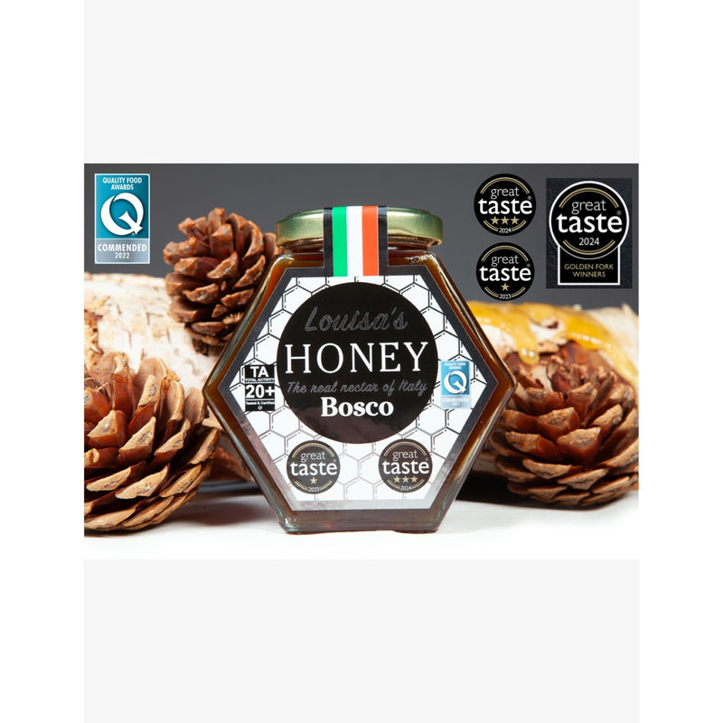 Louisa's Honey Pure Bosco raw honey MGO 829 400kg (British brand)