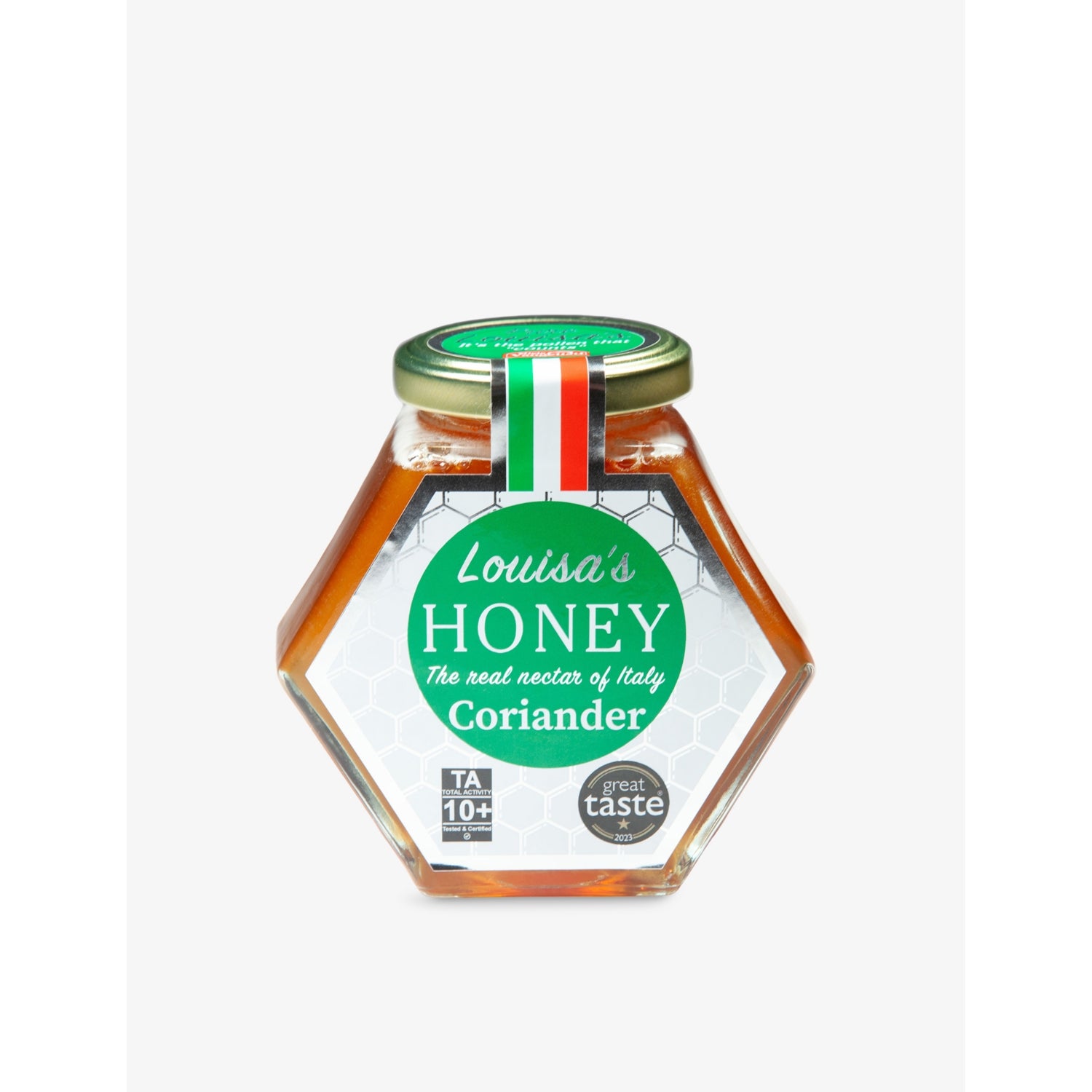 Louisa's raw coriander honey 400g, imported from the UK