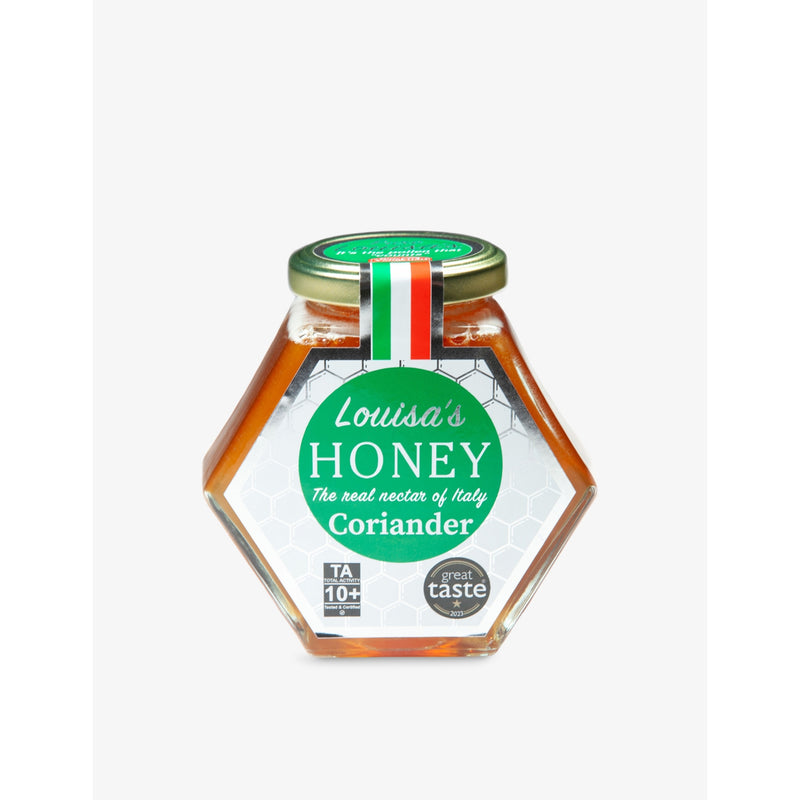 Louisa's raw coriander honey 400g, imported from the UK
