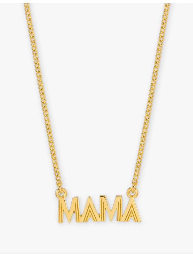 Rachel Jackson Mini Mama gold-plated necklace - British product