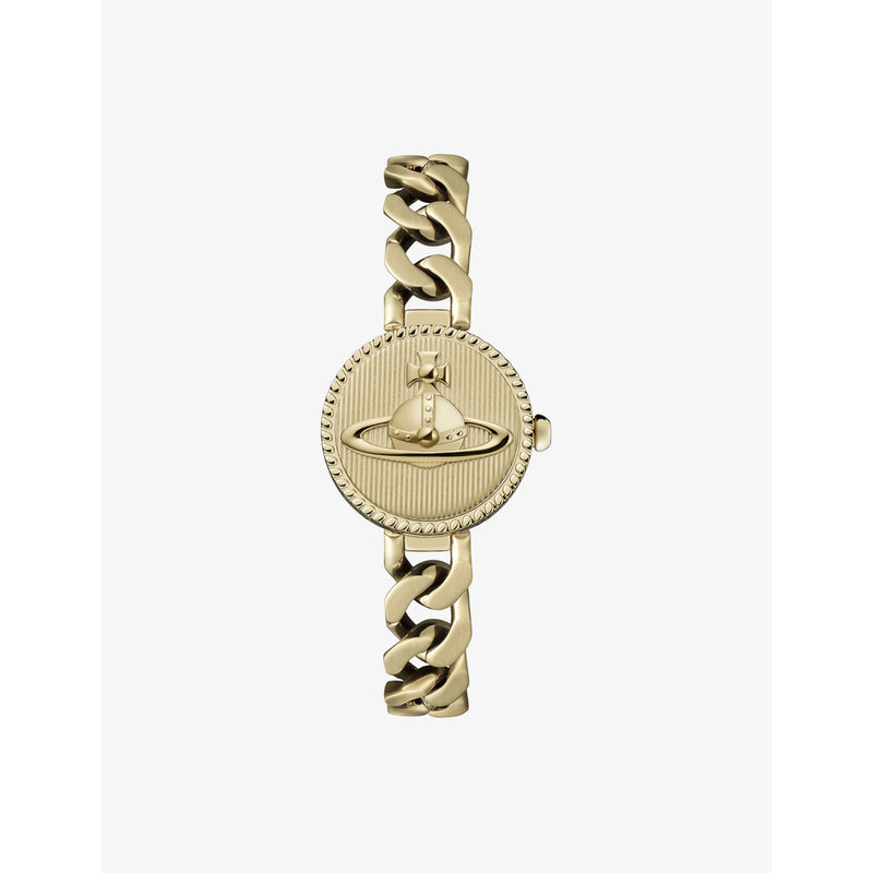 Vivienne Westwood Orb Button stainless steel watch, imported from the UK