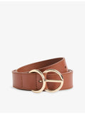 Whistles double-ring leather belt 2.9cm, UK version