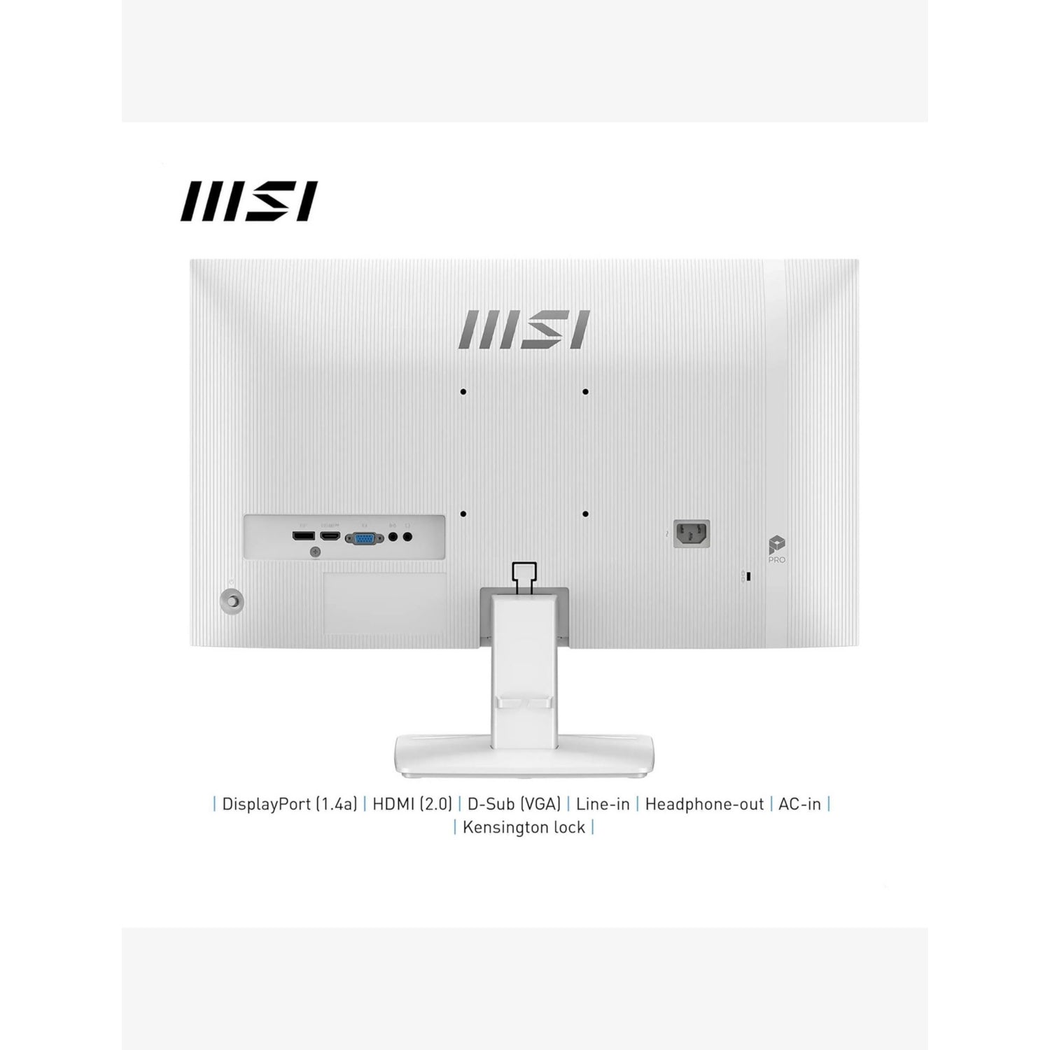 MSI Pro MP251W E2 24.5 inch FHD office monitor, UK version