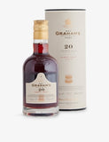 Graham's 20-year-old tawny port 375ml bottle (British brand)